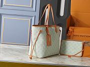 Kitlife Louis Vuitton Neverfull MM Bag Light Green M27521 31x28x14cm  - 5