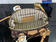 Kitlife Louis Vuitton Alma Trunk BB Bag Brown Monogram Origine Ebène M28105 19x11x22cm - 6