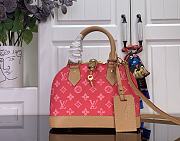 Kitlife Louis Vuitton Alma BB Bag Monogram Origine Rose Ruban M28272 23.5x17.5x11.5cm - 1
