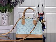 Kitlife Louis Vuitton Alma BB Bag Monogram Origine Bleu Courrier M27526 23.5x17.5x11.5cm  - 5