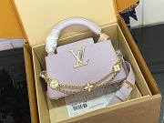 Kitlife Louis Vuitton Capucines East-West Mini Misty Lilac M25476 22x12x8cm - 1