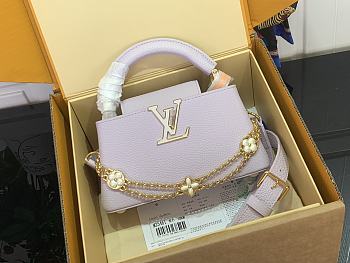 Kitlife Louis Vuitton Capucines East-West Mini Misty Lilac M25476 22x12x8cm