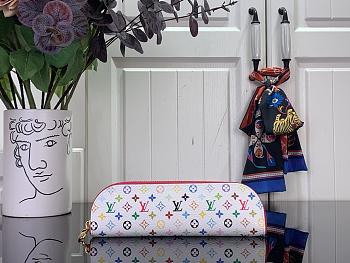 Kitlife Louis Vuitton Charlotte Pencil Pouch White Multicolor GI1303 7x2x20cm 