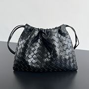 Kitlife Bottega Veneta Medium Dustbag In Intrecciato Black Calf Leather 796728 32x23x1cm - 1