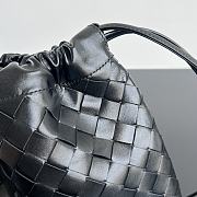 Kitlife Bottega Veneta Medium Dustbag In Intrecciato Black Calf Leather 796728 32x23x1cm - 2