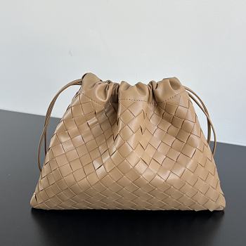 Kitlife Bottega Veneta Medium Dustbag In Intrecciato Beige Calf Leather 796728 32x23x1cm