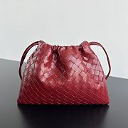 Kitlife Bottega Veneta Medium Dustbag In Intrecciato Red Calf Leather 796728 32x23x1cm - 1