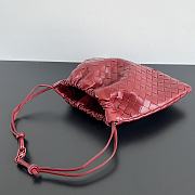 Kitlife Bottega Veneta Medium Dustbag In Intrecciato Red Calf Leather 796728 32x23x1cm - 6