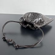 Kitlife Bottega Veneta Medium Dustbag In Intrecciato Dark Brown Calf Leather 796728 32x23x1cm  - 6