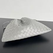Kitlife Bottega Veneta Medium Dustbag In Intrecciato Grey Calf Leather 796728 32x23x1cm  - 5