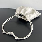 Kitlife Bottega Veneta Medium Dustbag In Intrecciato White Calf Leather 796728 32x23x1cm  - 6