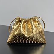 Kitlife Bottega Veneta Medium Dustbag In Intrecciato Gold Calf Leather 796728 32x23x1cm - 1