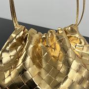 Kitlife Bottega Veneta Medium Dustbag In Intrecciato Gold Calf Leather 796728 32x23x1cm - 5