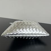 Kitlife Bottega Veneta Medium Dustbag In Intrecciato Silver Calf Leather 796728 32x23x1cm  - 6