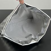 Kitlife Bottega Veneta Medium Dustbag In Intrecciato Silver Calf Leather 796728 32x23x1cm  - 5