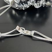 Kitlife Bottega Veneta Medium Dustbag In Intrecciato Silver Calf Leather 796728 32x23x1cm  - 4