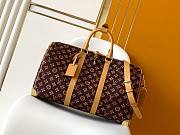 Kitlife Louis Vuitton Keepall Bandoulière 45 Bag Monogram Origine Ebène M28239 45x27x20cm  - 1