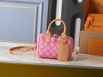 Kitlife Louis Vuitton Speedy Bandoulière 20 Bag Pink M27530 20.5x13.5x12cm