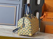 Kitlife Louis Vuitton Speedy Trunk 25 Bag Blue & Yellow M27411 27x20x15cm - 5
