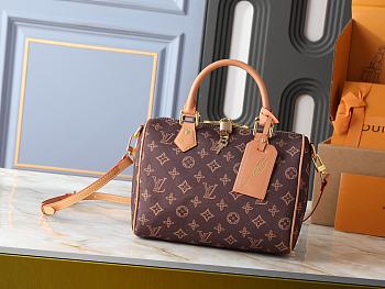 Kitlife Louis Vuitton Speedy Bandouliere 25 Bag Monogram Origine Ebène M27528 25x19x15cm