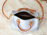 Kitlife Louis Vuitton Speedy Bandouliere 25 Bag Light Blue M27528 25x19x15cm  - 6