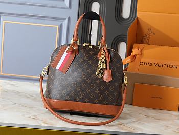 Kitlife Louis Vuitton Alma Soft MM Celebration Brown Monogram Canvas M53151 31x25x16cm 