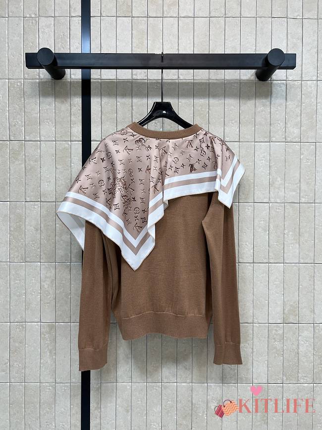 Kitlife Louis Vuitton Sweater Beige Cashmere - 1