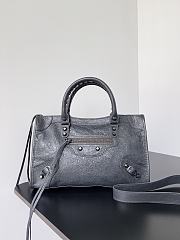 Kitlife Balenciaga Le City Bag in Grey Lambskin 30x20x10cm - 1