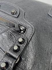 Kitlife Balenciaga Le City Bag in Grey Lambskin 30x20x10cm - 5