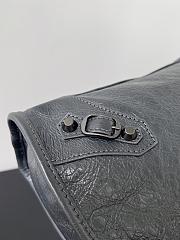 Kitlife Balenciaga Le City Bag in Grey Lambskin 30x20x10cm - 3