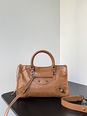 Kitlife Balenciaga Le City Bag in Brown Lambskin 30x20x10cm  - 1