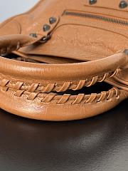 Kitlife Balenciaga Le City Bag in Brown Lambskin 30x20x10cm  - 3