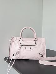 Kitlife Balenciaga Le City Bag in Light Pink Lambskin 30x20x10cm  - 1