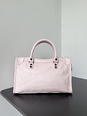 Kitlife Balenciaga Le City Bag in Light Pink Lambskin 30x20x10cm  - 6