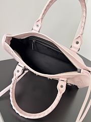 Kitlife Balenciaga Le City Bag in Light Pink Lambskin 30x20x10cm  - 4
