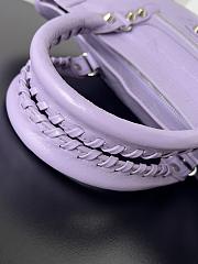 Kitlife Balenciaga Le City Bag in Purple Lambskin 30x20x10cm  - 6