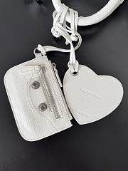 Kitlife Balenciaga Le Cagole Mini White Duffel Bag 20x14x12cm  - 4