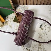 Kitlife Goyard Bonbonniere Bag Burgundy 30x10.5x12cm  - 3