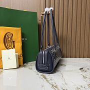 Kitlife Goyard Bonbonniere Bag Dark Blue 30x10.5x12cm  - 4