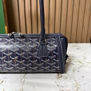 Kitlife Goyard Bonbonniere Bag Dark Blue 30x10.5x12cm  - 2