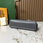 Kitlife Goyard Bonbonniere Bag Grey 30x10.5x12cm  - 3