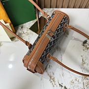 Kitlife Goyard Bonbonniere Bag Black & Brown 30x10.5x12cm  - 3