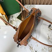 Kitlife Goyard Bonbonniere Bag Black & Brown 30x10.5x12cm  - 2