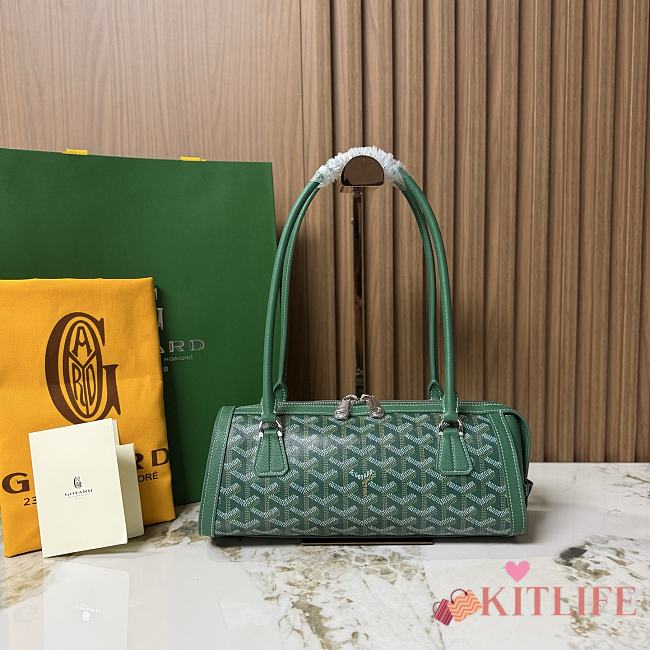 Kitlife Goyard Bonbonniere Bag Green 30x10.5x12cm  - 1