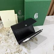 Kitlife Goyard Goyardine Saint-Gabriel Compact Wallet Black 12x2.5x9.3cm - 3