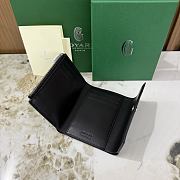 Kitlife Goyard Goyardine Saint-Gabriel Compact Wallet Black 12x2.5x9.3cm - 2