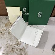 Kitlife Goyard Goyardine Saint-Gabriel Compact Wallet White 12x2.5x9.3cm - 5