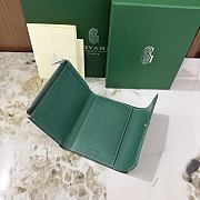 Kitlife Goyard Goyardine Saint-Gabriel Compact Wallet Green 12x2.5x9.3cm  - 5
