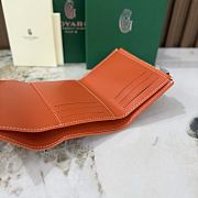 Kitlife Goyard Goyardine Saint-Gabriel Compact Wallet Orange 12x2.5x9.3cm  - 2