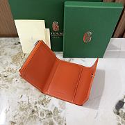 Kitlife Goyard Goyardine Saint-Gabriel Compact Wallet Orange 12x2.5x9.3cm  - 4